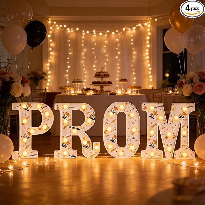 3 Pcs LED Marquee Light Up Letters Black Boo Sign Halloween Decorations Indoor Boo Halloween Lights for Home Kitchen Tabletop Fireplace Party Decoration (Prom)