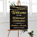 Personalized Retirement Yard Sign, Personalized Lawn Decoration for Happy Retirement Celebration, Outdoor Welcome Board for Party Entrance, Event Decor for Coworker Farewell Party, 12x18 Inch #3