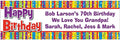 Colors & Confetti Birthday Custom Banner - Small - Party Decor - 1 Piece