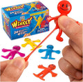 Pick A Toy Stretchy Happy Man Sticky Toy for Kids Party Favors: Bendy Toys Set of 24 - Perfect Stretchy Toys and Small Prizes for Goody Bag Stuffers, Easter Egg Fillers