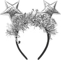 Doneace Happy New Year Headband 2026 New Year Eve Hairbands Glitter Hair Accessories for Women Girls New Years Party Favors