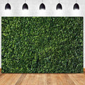 Nature Spring 3D Green Leaves Theme Photo Background Wedding Birthday Party Newborn Baby Shower Photography Backdrops Zoo Decor Shoot Props Bannner (9X6 FT)