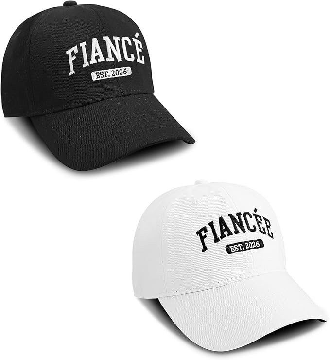 Embroidered Baseball Cap Women Men Engagement Anniversary Honeymoon Wedding Gifts Newlyweds Couples Adjustable Hats