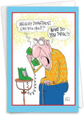 NobleWorks Funny Birthday Greeting Card with 5 x 7 Inch Envelope (1 Card) Bday Urology Department C7262BDG-UA