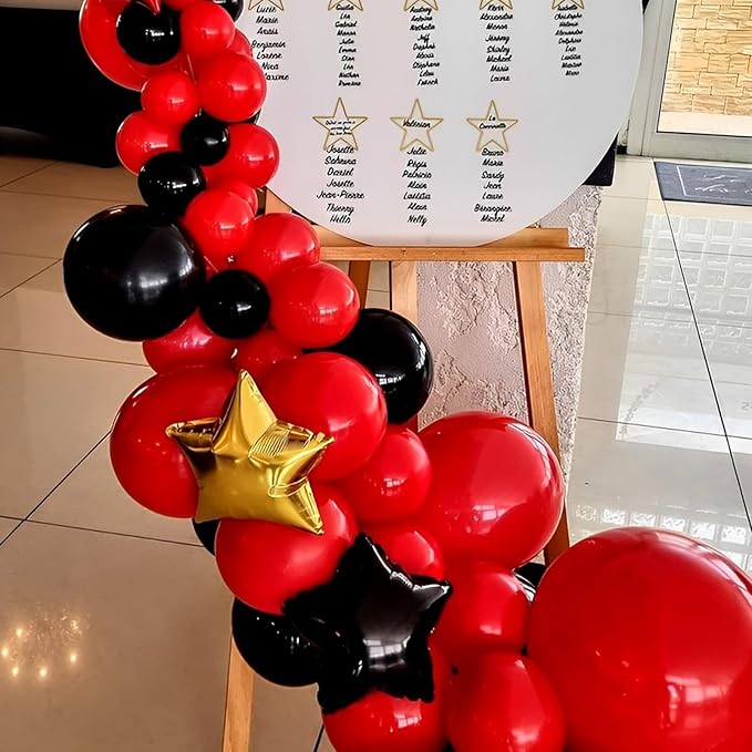 110pcs Red Balloons 12inch Red Latex Party Balloons for Valentine's Day, Graduation, Wedding, Birthday, New Year, Baby Shower, Christmas, Anniversary Party Decorations