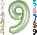 40 Inch Olive Green Numbers 9 Balloon, Balloons Decorations for 9 19 90 Birthday Party, Engagement, Wedding, Graduations, Photo Shoot Supplies