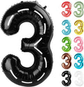 Race Car Number 3 Balloon 40 Inch, 3 Balloon Number, 3rd Birthday Decorations, Race Car Party Supplies for Boys Girls