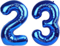 Navy Blue Number 23 Balloon 40 inch, 23 Number Balloons, 23rd Navy Blue Birthday Decorations, 23 Year Old Women Men Blue Party Supplies