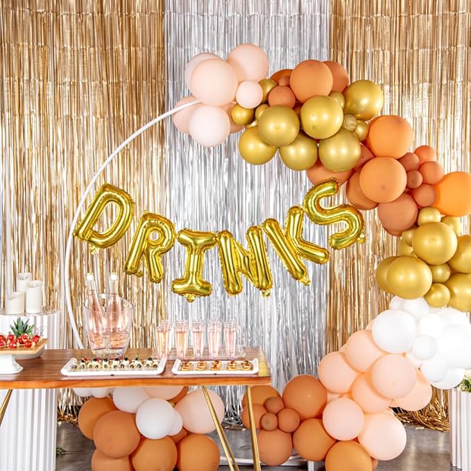 Restaurantware-Balloonify 16 Inch Letter Balloon, 1 Alphabet Party Balloon - Letter S, Self-Sealing, Gold Foil Mylar Finish, Hanging Loop, Decoration For Birthday, Wedding, Or Graduation