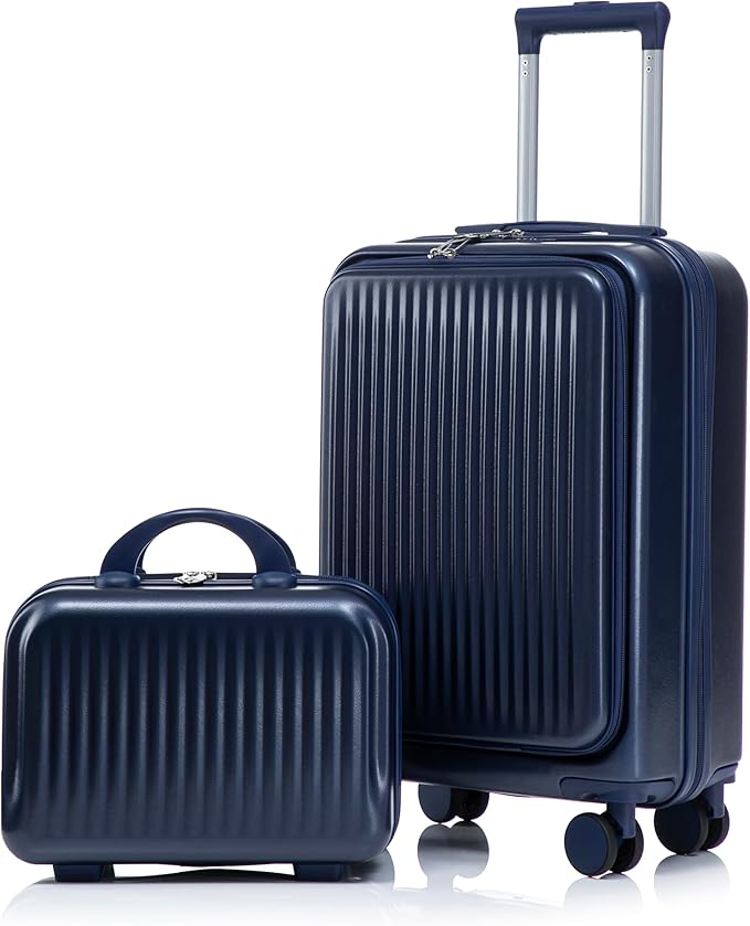 20/14 Inch Hardside Luggage, Lightweight Suitcase with Spinner Wheels