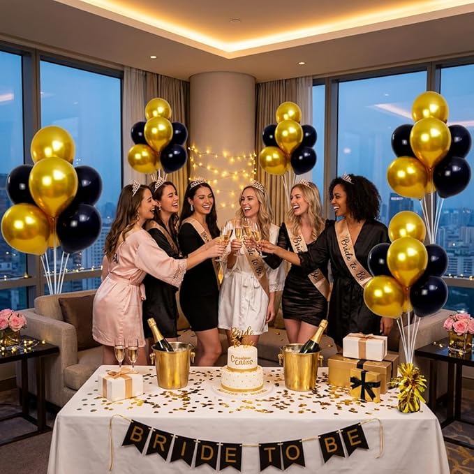 Aluminum Foil Balloon Weights for Parties (12 pcs) - 0.31lb (140g) Each - Premium Balloon Anchors for Birthday, Wedding, Dinner, Indoor & Outdoor Decorations(Gold 12pcs)