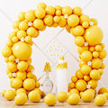 90pack Lemon Yellow Balloons Different Size 18/12/10/5 Inch Yellow Balloon Garland Arch Kit for Graduation, Wedding, Birthday, Princess Theme, Baby Shower, Anniversary Party Decorations