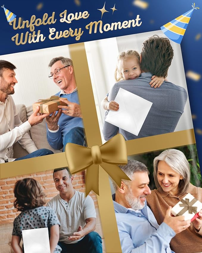 Birthday Pop Up Card with Envelope - Funny Happy Birthday 3D Greeting Pop Up Card, Best Gifts for Men Dad Husband Grandpa Father Daddy Him, Unique 3D Design, Metal Toolbox