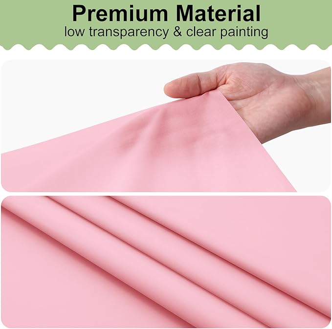 misaya 6 Packs Disposable Plastic Table Cloth, 54 x 108 Inch Waterproof Rectangle Tablecloth, Leakproof & Sturdy Decorative Table Covers for Easter, Picnic, Party and Outdoor, Pink