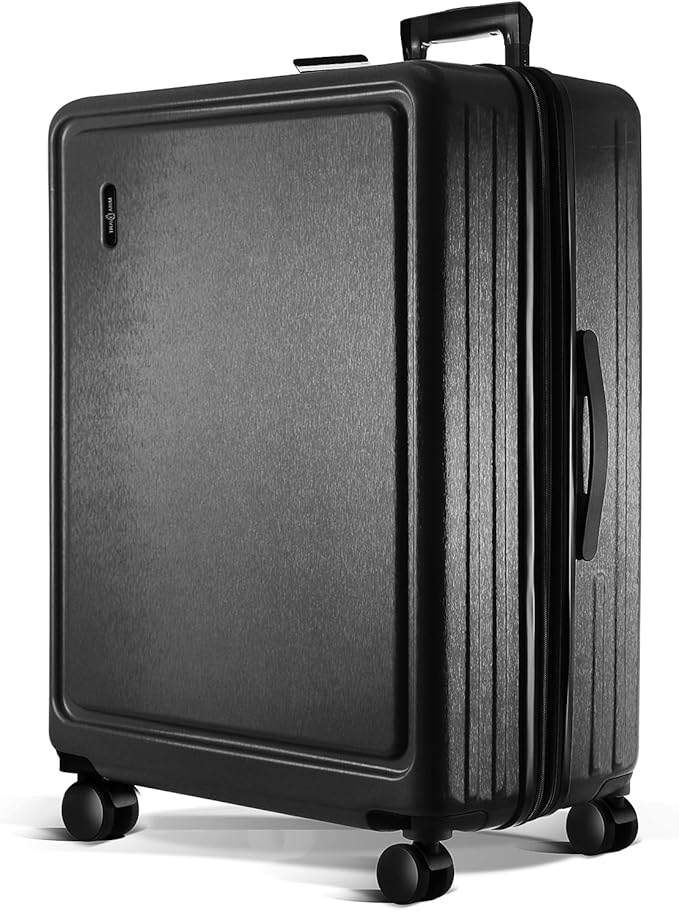 TRAVELARIM 28 Inch Luggage with Spinner Wheels, Hard Shell Suitcase with TSA Locks for Luggage, Travel Large Suitcase, Expandable Hard Shell Suitcases, Jet Black