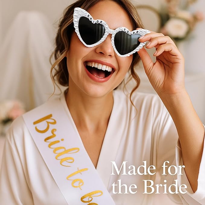 Bride to Be Veil for Bachelorette Party, Bridal Shower, Wedding Morning, Engagement Photo Accessory