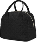 Lunch Bag for Women, Insulated Lunch Box, Reusable Water-Resistant Lunchbox Cooler with Front Pocket, Large Capacity Lunch Tote Bag for Work, Travel, Picnic
