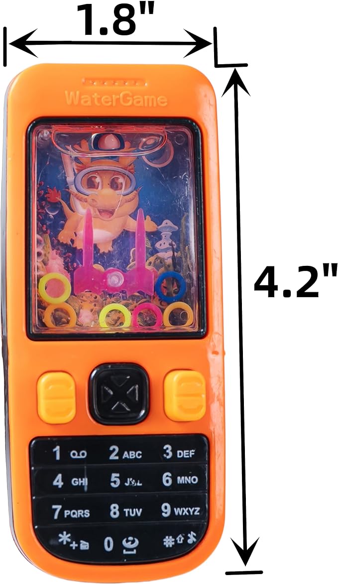 48 Pack Handheld Water Ring Toss Games for Kids Party Favors, Goodie Bags Stuffers, Birthday Return Gifts, Classroom Treasure Box Prizes Bulk, Halloween/Christmas Pinata Filler Toys