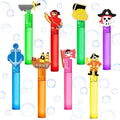 AFZMON 24Pcs Pirate Party Favors Bubble Wands for Kids, Mini Bubbles Wands, Pirate Theme Birthday Party Supplies Decorations Goodie Gift Bag Stuffers Pinata Classroom Prizes