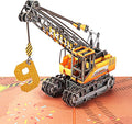 Liif 3D Crane Pop Up Birthday Card for 9 Years Old Boy, Son, Grandson, Kids