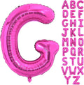 40 Inch Large Hot Pink Letter F Balloons Alphabet F Letter Balloons Foil Mylar Letter A Balloons for Birthday Party Anniversary New Year Graduation Wedding