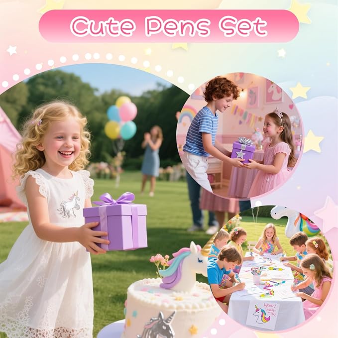 CZWZ 30Pcs Mini Multicolor Pens in One 4-in-1 Cute Pens Bulk, Ballpoint Pen for Birthdays and Parties, Fun Gifts Assorted Ink Kawaii Pen