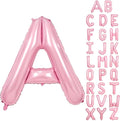 Pink Letter A Balloons,40 Inch A Letter Balloon Light Pink,A to Z Alphabet Helium Custom Letters Balloon for Birthday Anniversary Baby Shower Wedding Party Decorations