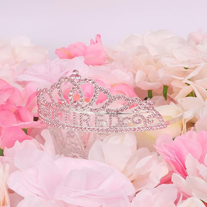 SuPoo Retirement Party Decorations Retired Sash for Women Pink Retired Tiara Crown Rhinestone Headband Retirement Gifts The Legend Has Retired Sash for Both Women and Men Party Supplies Favors