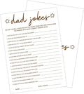 30 PCS Cute Bear Dad Jokes Baby Shower Game with 1 Answer Card for Boy Girl, Trivia Game Activity Gender Neutral Party Games Supplies & Decor-C06