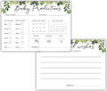 Baby Predictions and Advice Cards, 5" x 7" Minimalism Baby Shower Predictions Cards, Daily Party Games & Activities Favors for Newparents - G04