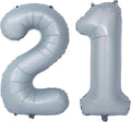 40 In Matte gray Number Balloons Helium Foil Mylar Balloon Birthday Party banquet Decoration 21