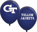 Georgia Tech Yellow Jackets Balloons 10 Pack 11" Official Licensed Logos, Helium Quality Latex Balloons, Perfect for College Football Team Celebration, Decorated Front and Back by Westrick