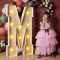 imprsv 4FT Light Up Letters, Large Letters for Birthday Party Decor, Wedding Decorations, Arch Kit
