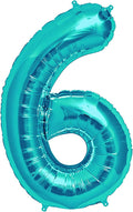 Number 6 Balloon, Large number balloons 40 inch, 6th Birthday Party Decorations Supplies 6 Year Old Birthday Sign Decor