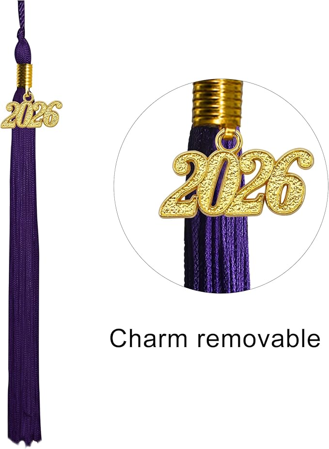 GraduatePro Matte Graduation Cap and Gown Class of 2026 Set Bulk with Tassel for High School & College 12 Colors
