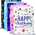 ZGORENDZ 40 Pack Party Favor Bags for Birthday Assorted Colors Goodie Gift Bags for Girls & Boys Birthday Party(6.7 * 9.7 inch)