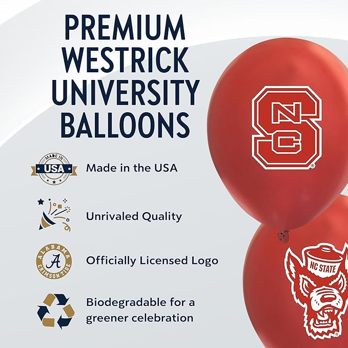 TCU Horned Frogs Balloons 10 Pack 11" Official Licensed Logos, Helium Quality Latex Balloons, Perfect for College Football Team Celebration, Decorated Front and Back by Westrick
