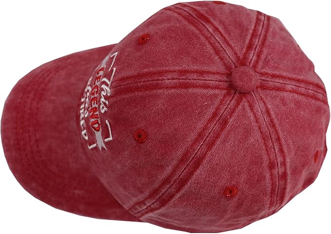 KKMKSHHG Funny Retirement Gifts for Men and Women, This Legend Has Retired Baseball Cap