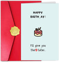 Funny Birthday Card for Wife Women, Girlfriend Bday Card for Her, Inappropriate Birthday Cards