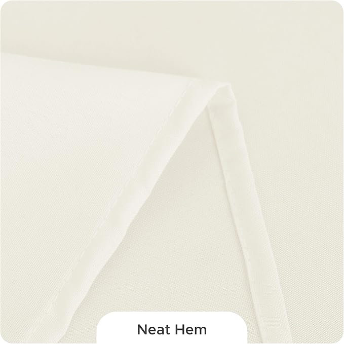 Fitable 8 Pack Round Tablecloths: Stain Resistant Wrinkle Free Circle Table Clothes, Washable Reusable Polyester Table Covers for Wedding Party Birthday Banquet Reception(Ivory, 70 Inch)