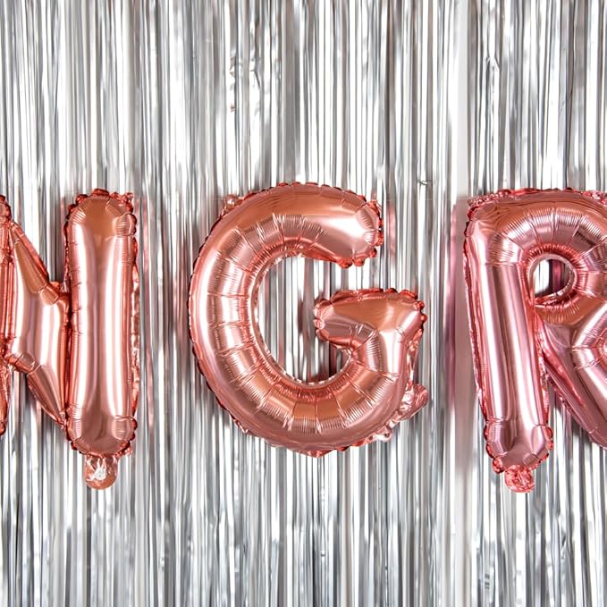Restaurantware-Balloonify 16 Inch Letter Balloon, 1 Alphabet Party Balloon - Letter G, Self-Sealing, Rose Gold Foil Mylar Finish, Hanging Loop, Decoration For Birthday, Wedding, Or Graduation