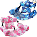 2 Pack 4th of July Inflatable Pool Floats Chair, 250th Anniversary American Flag Adjustable Pool Chair Lounger for Adults Heavy Duty, Blow Up Floating Swimming Water Chairs for Party Summer Lake Fun