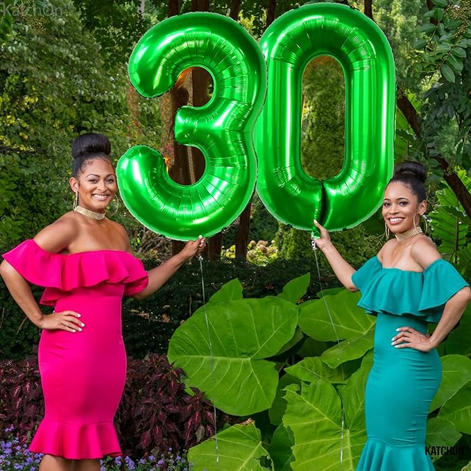 Giant, Dark Green 0 Number Balloons - 40 Inch | 0 Digit Balloon, Number 0 Balloons | Dark Green 0 balloon for Jungle Theme Party Decoration | Dark Green Number 0 balloon, Safari Birthday Decorations