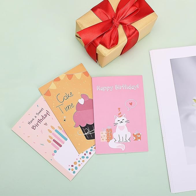Mr. Pen Assorted Birthday Cards Pack - 20 Cards with Envelopes, 4 x 6 Inches
