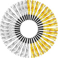 New Years Eve Party Supplies 2026-36 PCS Bulk Noise Makers, 18 Gold & 18 Silver Glitter Party Blowers for Adults, Large Pack New Year Eve Birthday Christmas Noisemakers Horns