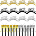 Openfly New Years Eve Party Supplies 2026 Happy New Year Headband Tiara New Year Fringed Noise Makers Party Favors