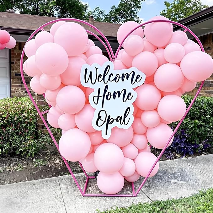 110pcs Light Pink Balloons 12inch Pastel Pink Latex Party Balloons for Boys Girls Birthday Party, Baby Shower, Wedding, Gender Reveal, Baby Shower, Anniversary Party Decorations