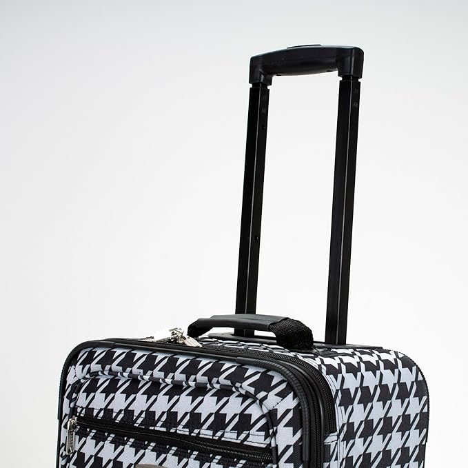 Rockland Fashion Softside 2 Piece Luggage Set, Expandable, (14" Tote/19" Upright), Kensington
