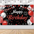 Happy Birthday Banner - Decorations for Men Women Party Welcome Background Sign, Indoor Outdoor