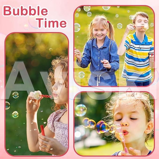 28 Pack Cards for Kids, 4 Different Designs Cute Bubble Wands with Valentines Gift Cards for Boys Girl School Classroom Exchange Prize, Fun Valentines Party Favors Toys